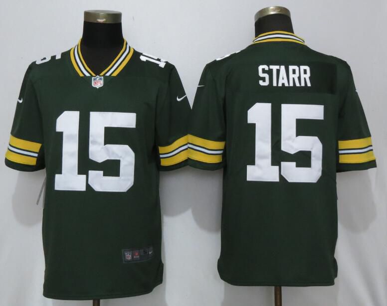 Men Green Bay Packers #15 Starr Green Nike Vapor Untouchable Limited Playe NFL Jerseys